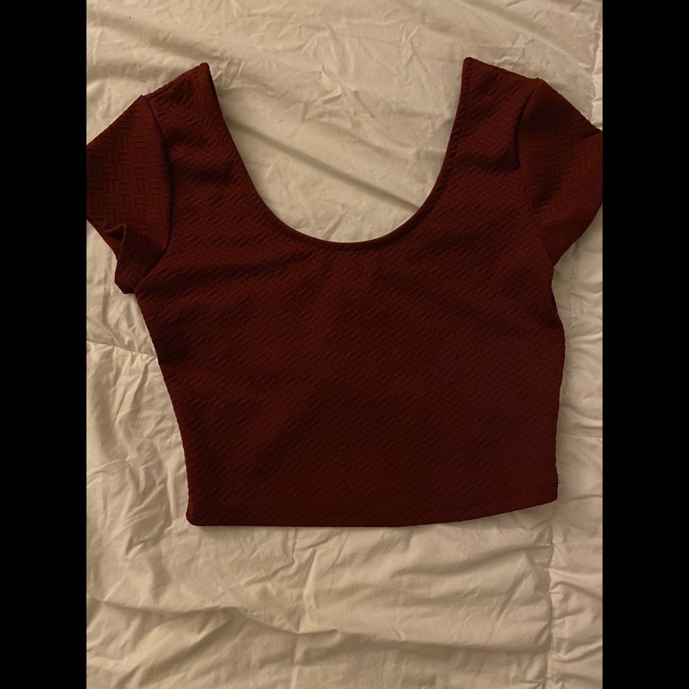 LA Hearts crop top
